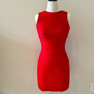 Pretty red mini dress